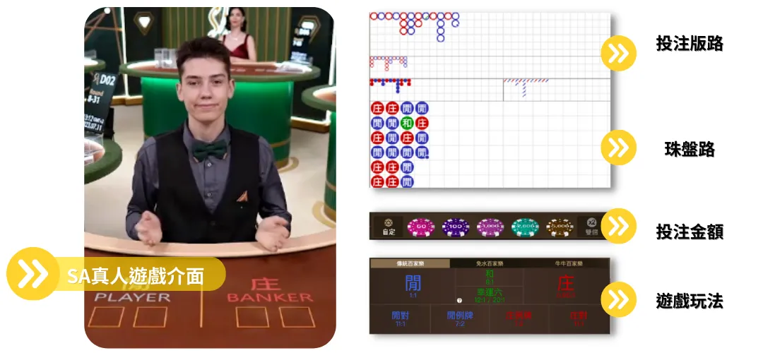 線上荷官-SA系統介面