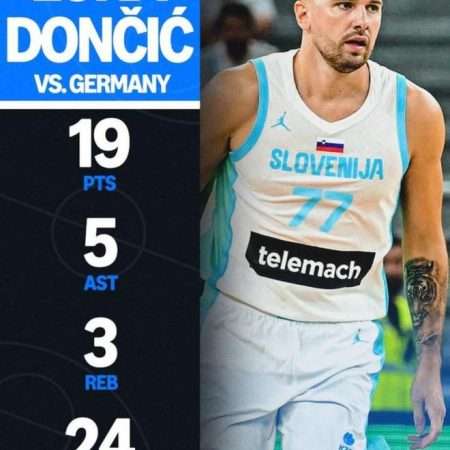 斯洛文尼亞不敵德國 東契奇熱身賽24分鐘斬獲19分